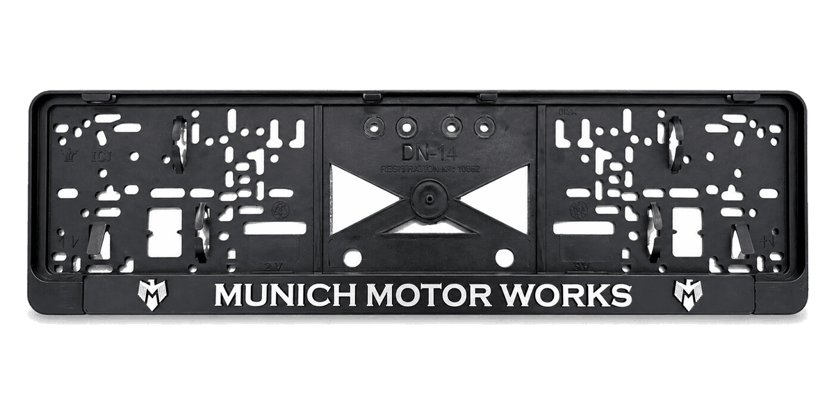 BMW Munich Motor Works plate holder